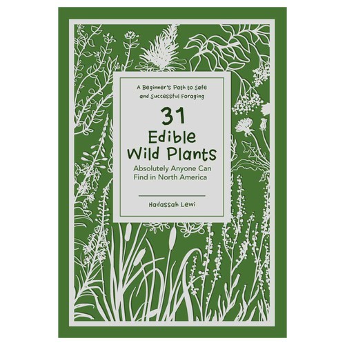 Silhouette book cover with the title 'Edible wild plants'
