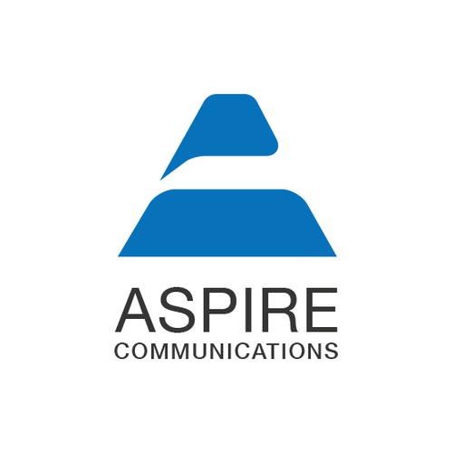 English logo with the title 'Logo for Aspire Communications'