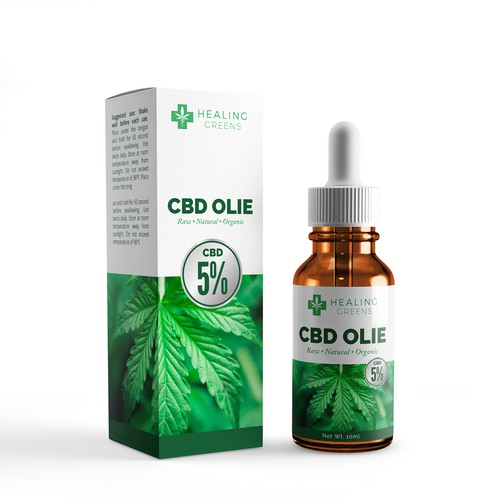 Cannabis packaging with the title 'Professional, Clean and Modern Medical Design'