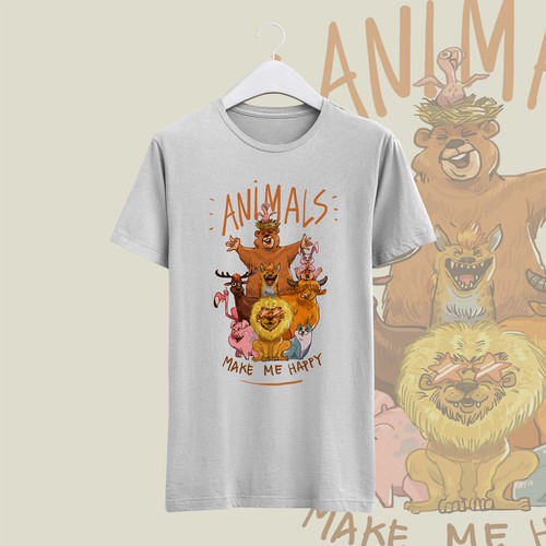 Cute t-shirt with the title 't-shirt design contest'