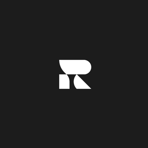 R logo with the title 'Brandmark-NR3557'