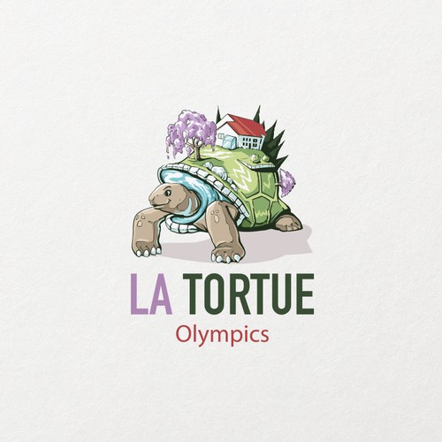 Turtle design with the title 'La Tortue Logo'