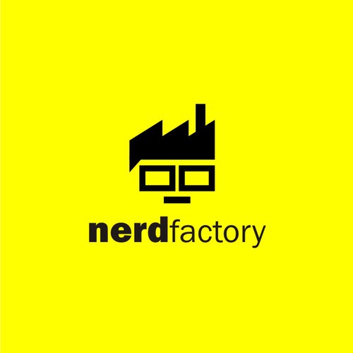 Symbolic design with the title 'Logo for Nerd Factory'
