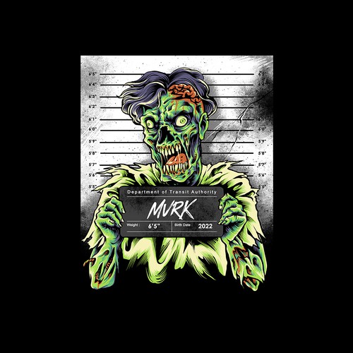 Band t-shirt with the title 'ZOMBIE KILLER'