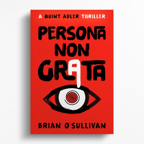 Crime book cover with the title 'Persona Non Grata Book Cover'