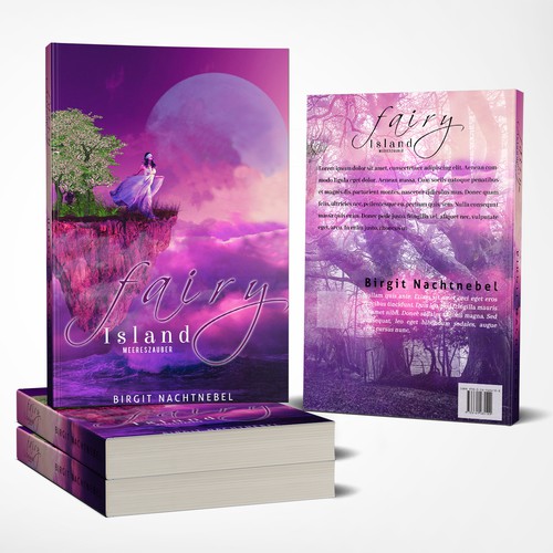 Fairy tale book cover with the title 'contest entry of book cover'