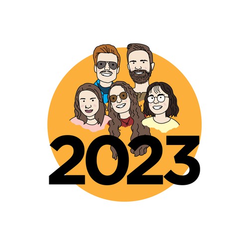 Avatar artwork with the title 'Cartoon Style Characters Illustration'