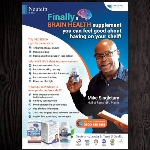 Newspaper design with the title 'product model ad design'