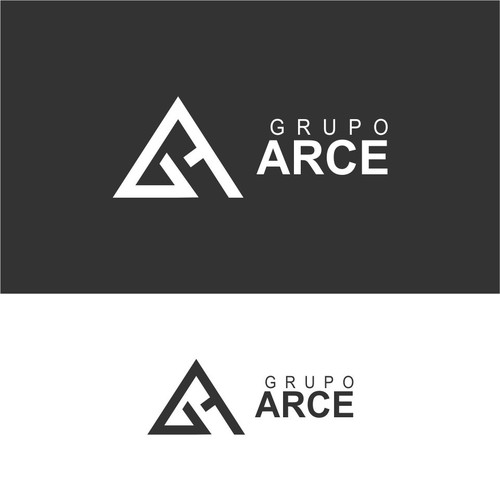 Laptop logo with the title 'Grupo Arce'