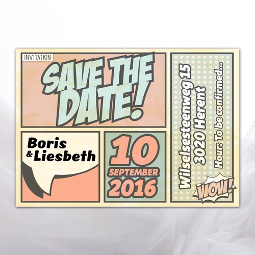 Marriage design with the title 'Wedding Invitation'