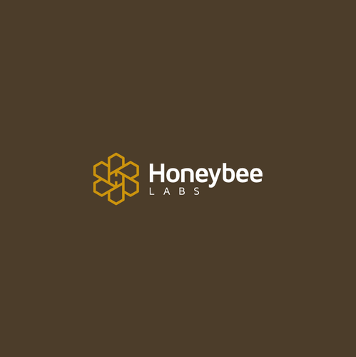 Beehive logo with the title 'Logo for Honeybee Labs'