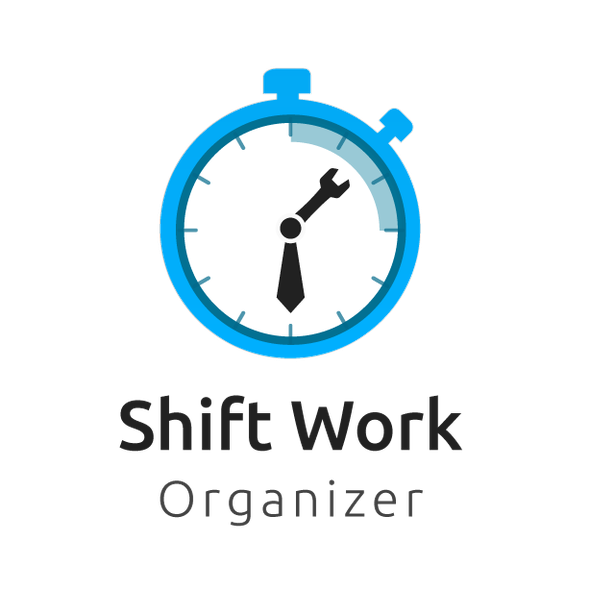 IPhone logo with the title 'Logo concept For shift work organizer app'