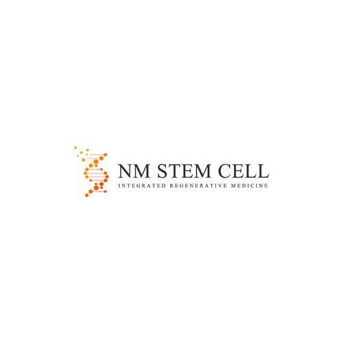 Biotech logo with the title 'Winning logo concept for NM Stem Cell'