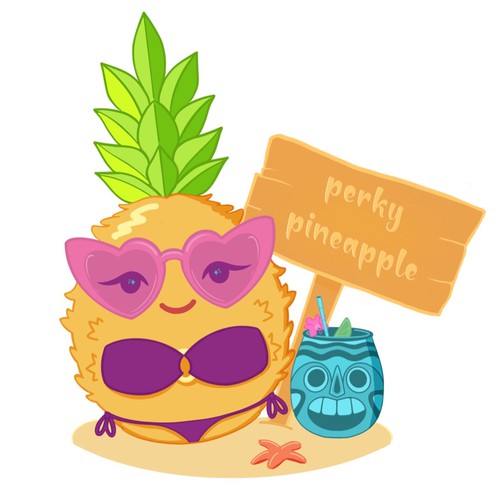 Vacation rental logo with the title 'Logo Concept for Vacation Rental in Florida'