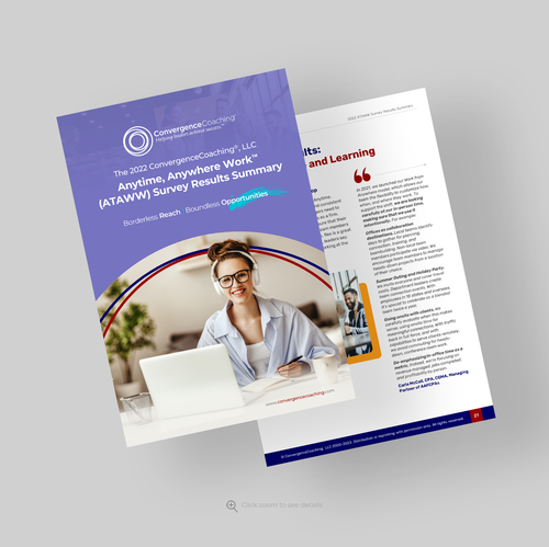 White paper design with the title 'Whitepaper template'