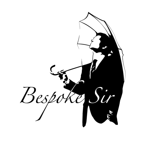 Umbrella logo with the title 'Elegant logo for Bespoke Sir'