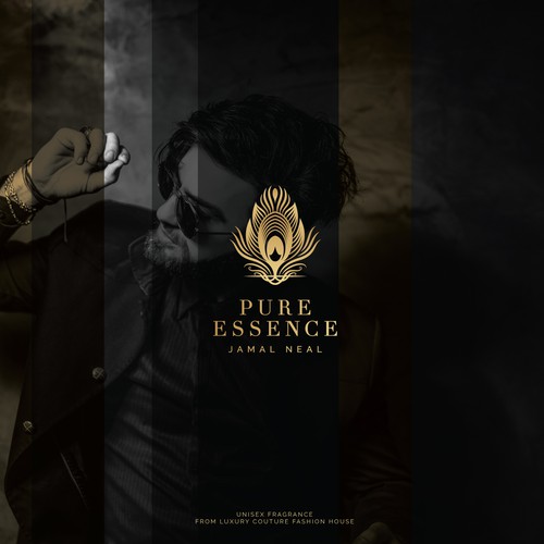 The best unique luxury perfume logo, elegant fragrance brand label