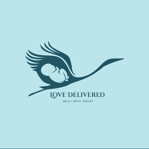 Baby brand with the title 'Love Delivered'