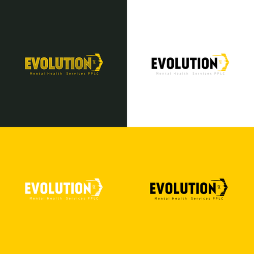 Evolution logo with the title 'Contest Finalist of Logo for Evolution-Mental Health Services'