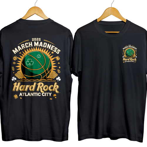 Bar t-shirt with the title 'T-shirt commemorating a Guys Trip to Atlantic City'