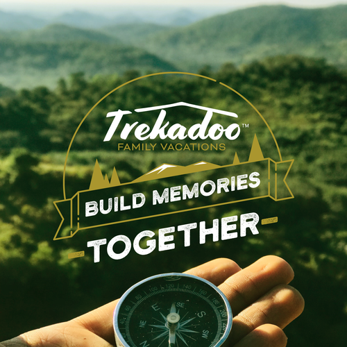 Adventure brand with the title 'Trekadoo Promo Design'