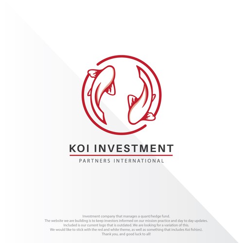 Koi design with the title 'Koi Investment Partners International'