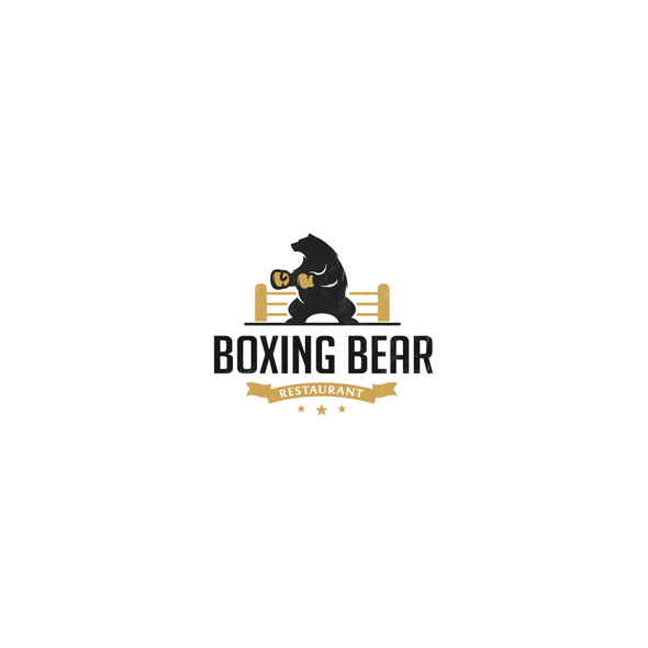 Punch design with the title 'Boxing Bear'