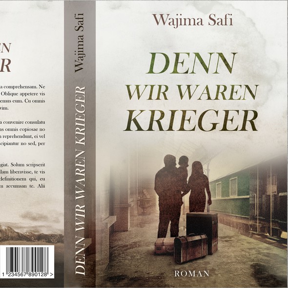 German book cover with the title 'Denn Wir Waren Krieger - Fiction'