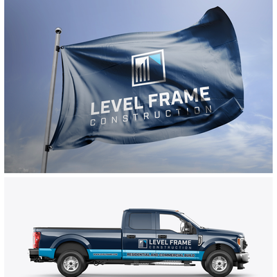 Brand Identity for Level Frame Construction