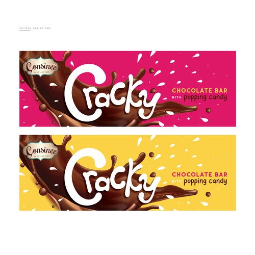 Candy packaging with the title 'Chocolate Bar Packaging'
