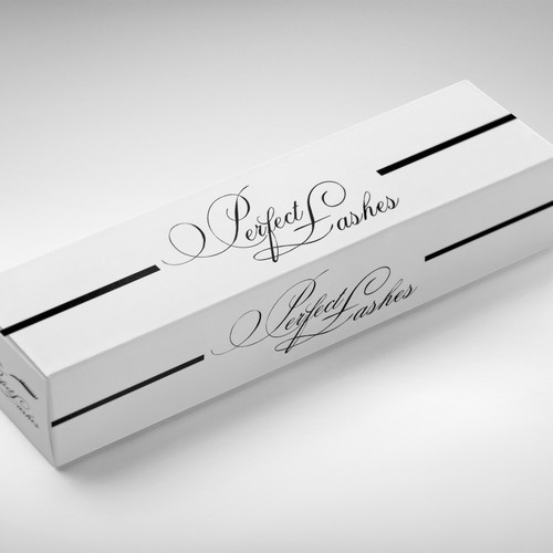 Eyelash logo with the title 'Logo concept for Perfect Lashes'