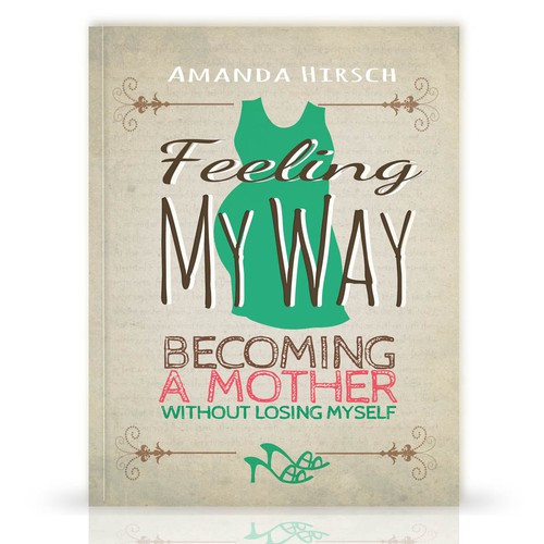 Mother and child design with the title 'Concept for book cover'