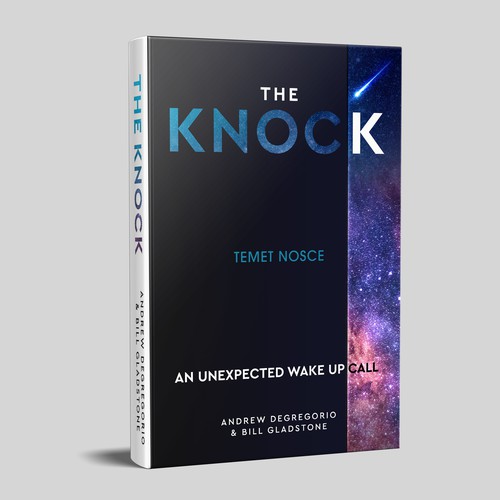 Story book cover with the title 'The Knock An unexpected Wake up call'