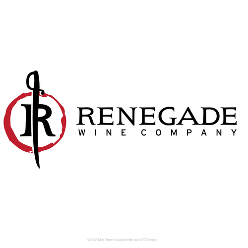 Stain design with the title 'Renegade Wine Company logo'