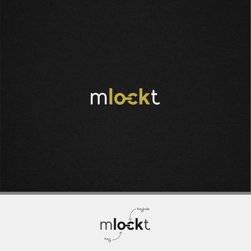 Locker logo with the title 'mlockt - with hidden message'