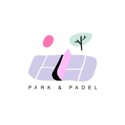 Park design with the title 'Logo design'