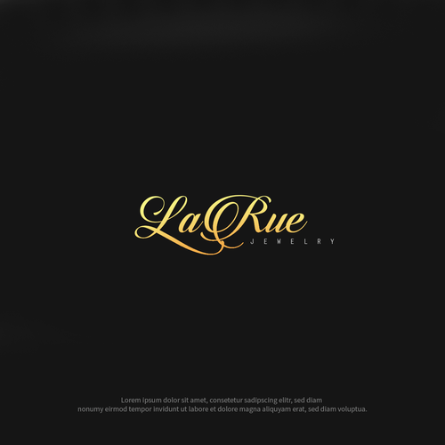Jewelry brand with the title 'La Rue'