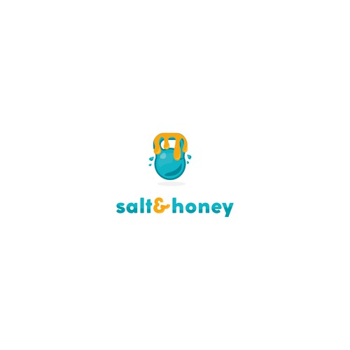 Pilates logo with the title 'Logo concept for Salt&honey'