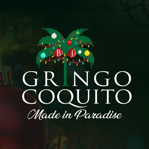 Drink design with the title 'Playful logo for holiday drinks'