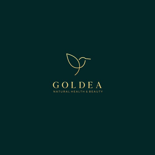 Straight logo with the title 'GOLDEA'