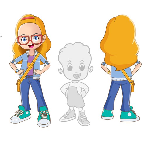 Active design with the title 'Mia's Character Design'