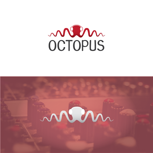 Audio brand with the title 'Logo concept for an audio visual company'