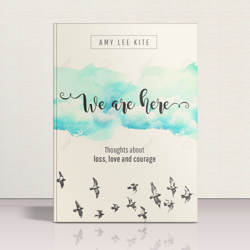 Peaceful design with the title 'We Are Here'