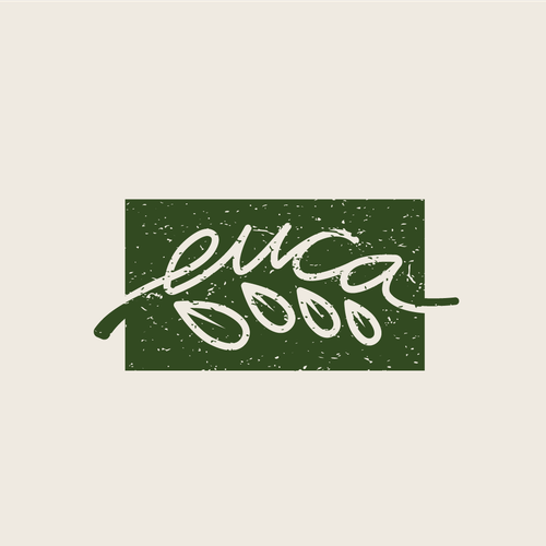 Ecological brand with the title 'A balanced logo for AI system for healthcare automation (euca)'