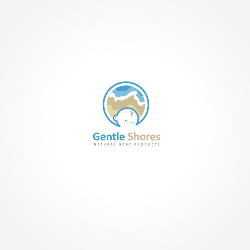 Product logo with the title 'Colorful Baby Product Logo'