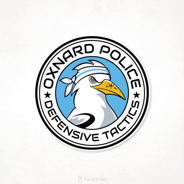 Seagull logo with the title 'Oxnard Police'