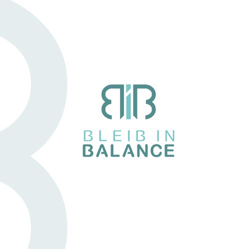 Balanced logo with the title 'Bleib In Balance'