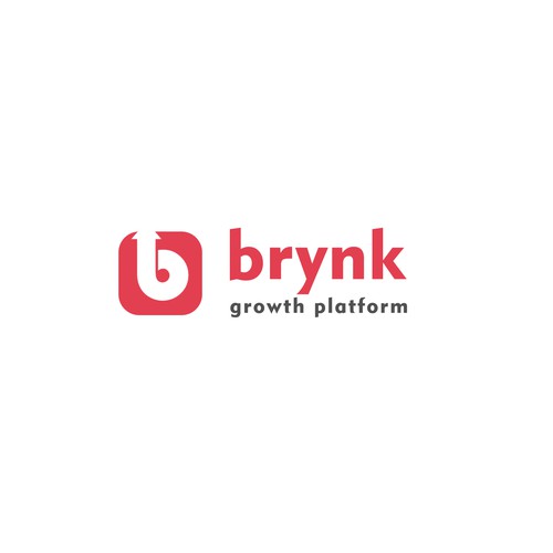 Web design brand with the title 'brynk platform'