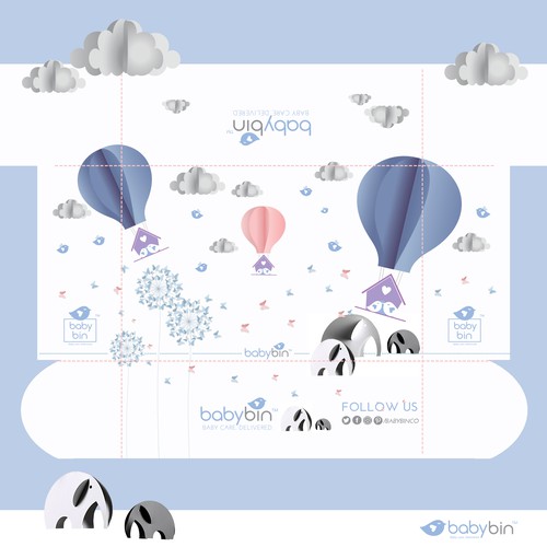 Baby design with the title 'Baby box'
