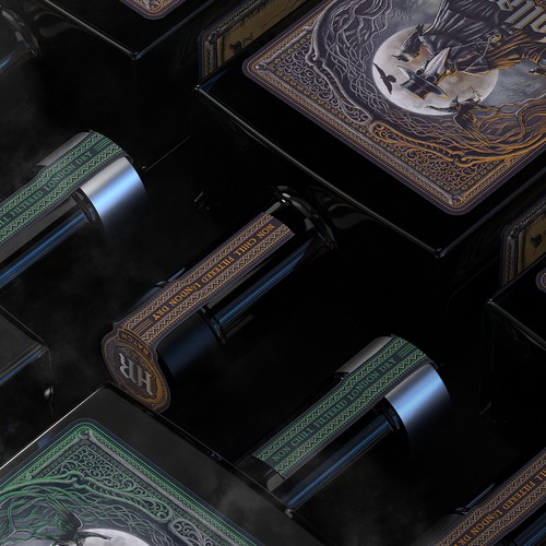 Underground design with the title 'Holland Road Distillery'